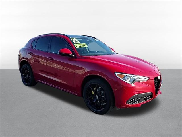 used 2021 Alfa Romeo Stelvio car, priced at $26,000