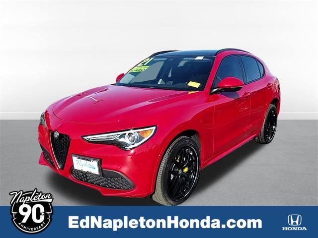 used 2021 Alfa Romeo Stelvio car, priced at $26,000