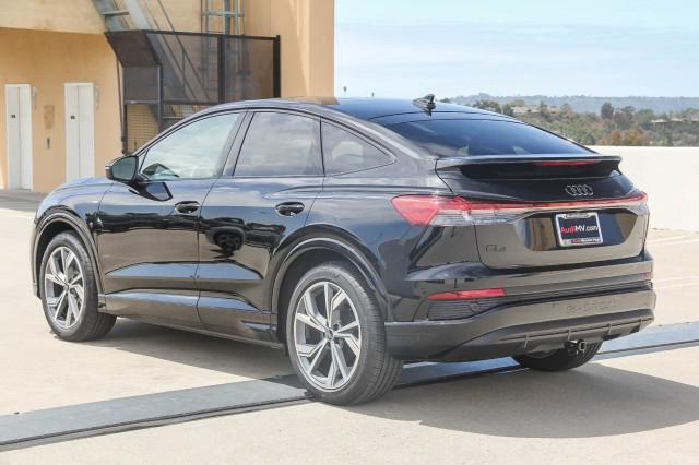 new 2025 Audi Q4 e-tron Sportback car, priced at $64,425