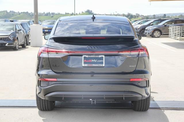 new 2025 Audi Q4 e-tron Sportback car, priced at $64,425