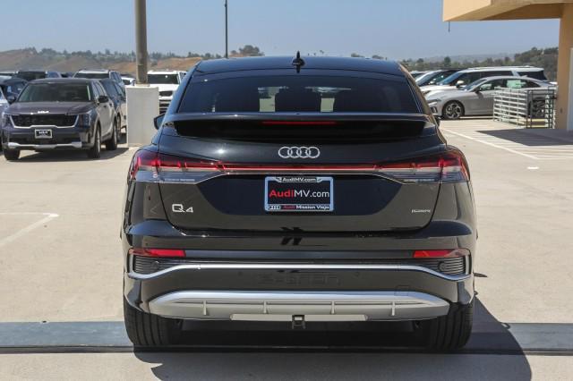 new 2025 Audi Q4 e-tron Sportback car, priced at $64,925