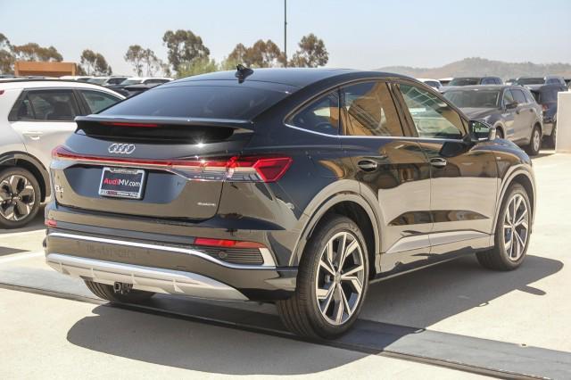 new 2025 Audi Q4 e-tron Sportback car, priced at $64,925