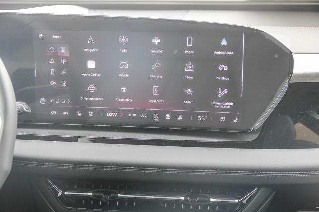 new 2025 Audi Q6 e-tron car, priced at $75,175