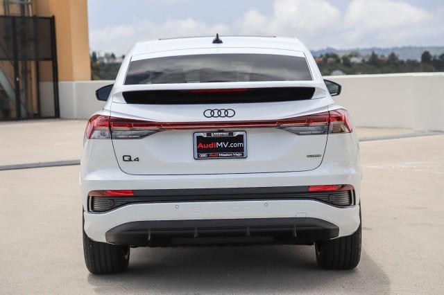 new 2024 Audi Q4 e-tron Sportback car, priced at $66,385