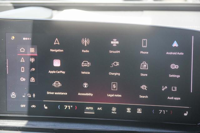 new 2025 Audi Q6 e-tron car, priced at $71,110