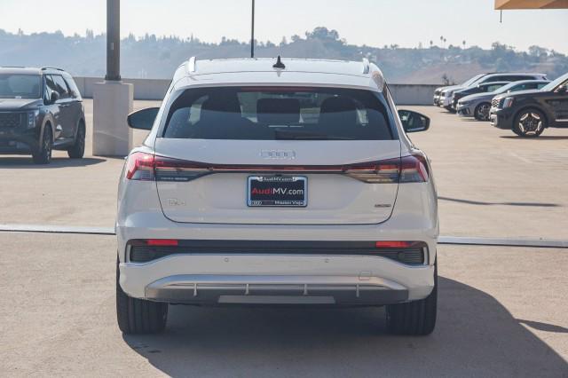 new 2025 Audi Q4 e-tron car, priced at $63,175