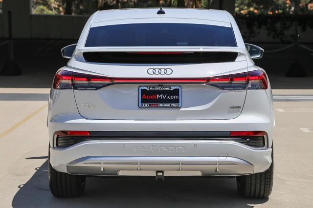 new 2025 Audi Q4 e-tron Sportback car, priced at $62,935