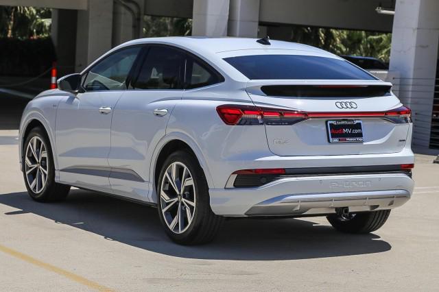 new 2025 Audi Q4 e-tron Sportback car, priced at $62,935