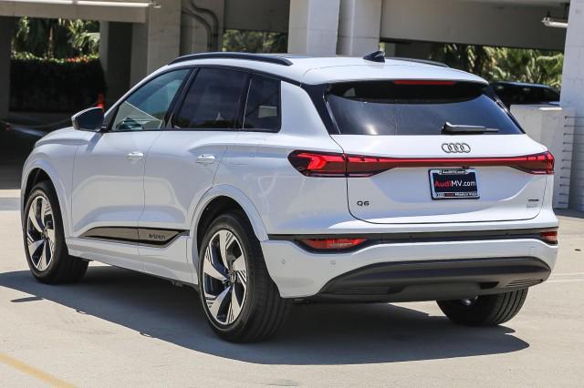new 2025 Audi Q6 e-tron car, priced at $73,785
