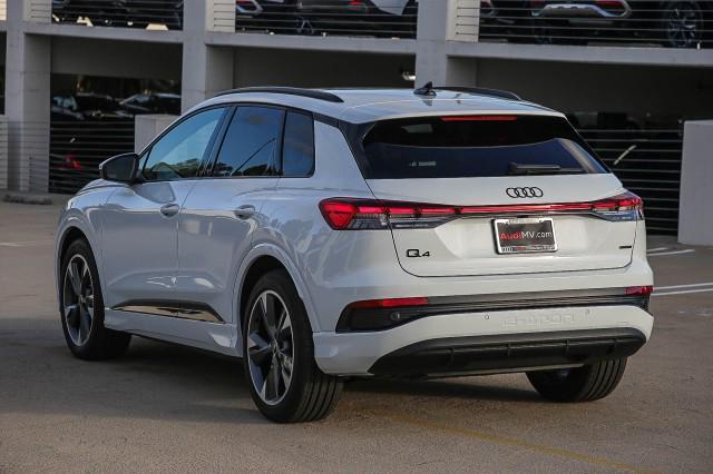 new 2025 Audi Q4 e-tron car, priced at $62,925