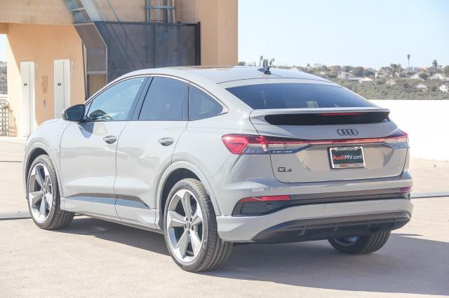 new 2025 Audi Q4 e-tron Sportback car, priced at $66,105