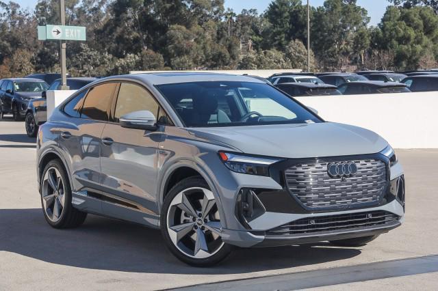 new 2025 Audi Q4 e-tron Sportback car, priced at $66,105