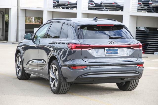new 2025 Audi Q6 e-tron car, priced at $74,490