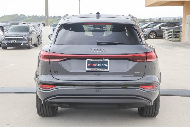 new 2025 Audi Q6 e-tron car, priced at $74,580