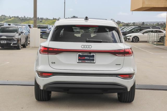 new 2025 Audi Q6 e-tron car, priced at $75,085