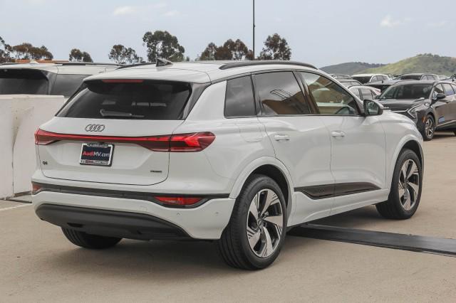 new 2025 Audi Q6 e-tron car, priced at $75,085