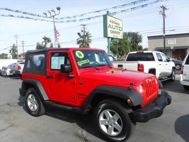used 2016 Jeep Wrangler car, priced at $21,900
