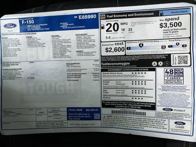 new 2025 Ford F-150 car, priced at $48,945