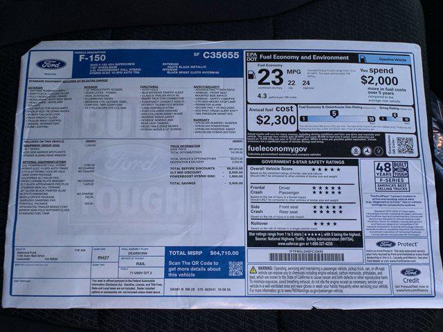 new 2025 Ford F-150 car, priced at $60,528