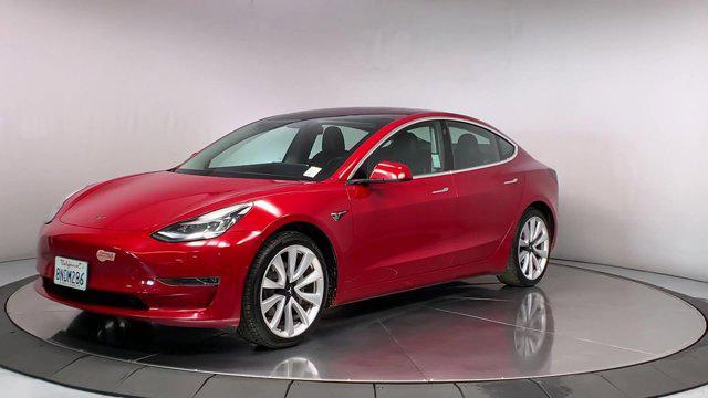used 2018 Tesla Model 3 car, priced at $23,999