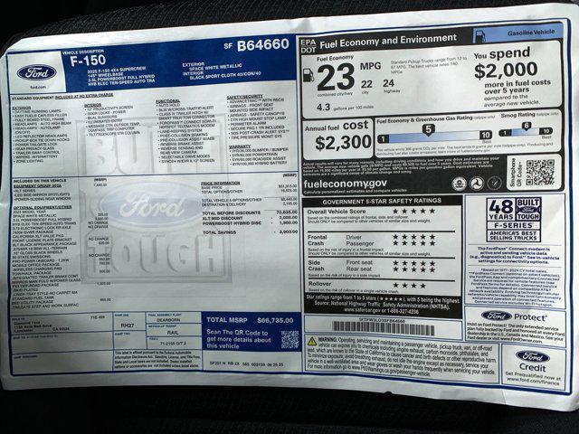 new 2025 Ford F-150 car, priced at $62,334