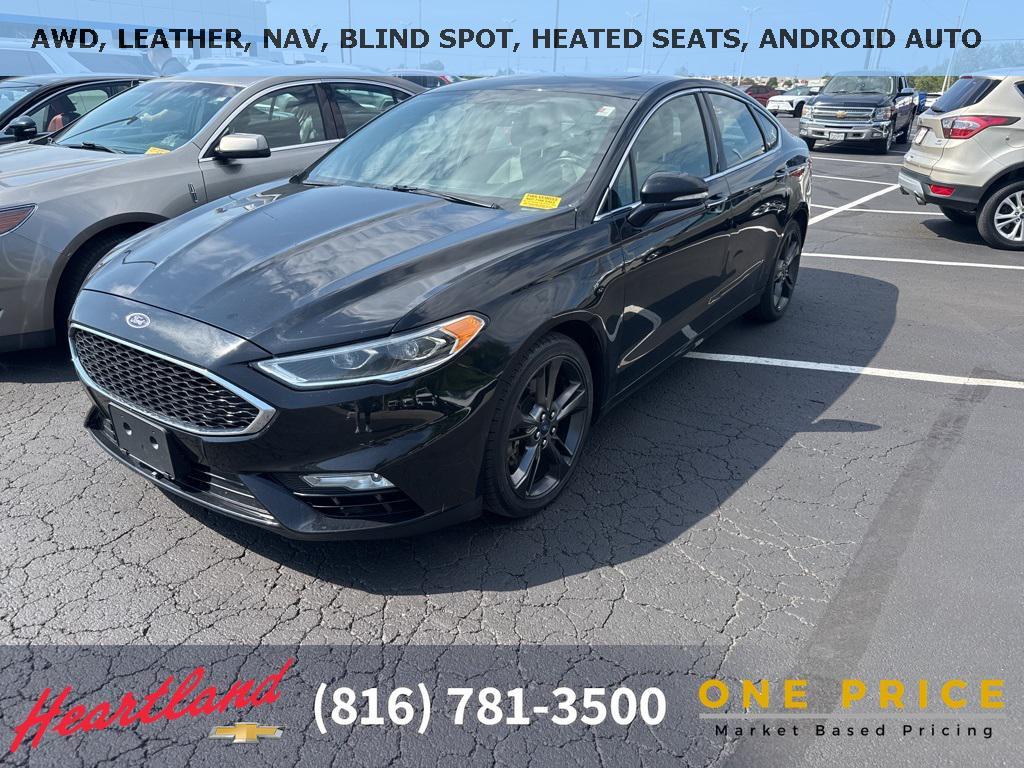 used 2017 Ford Fusion car, priced at $14,500