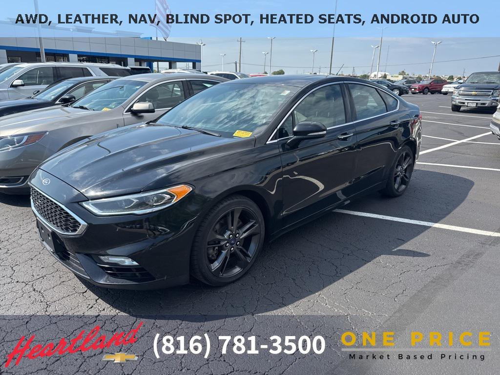used 2017 Ford Fusion car, priced at $14,500