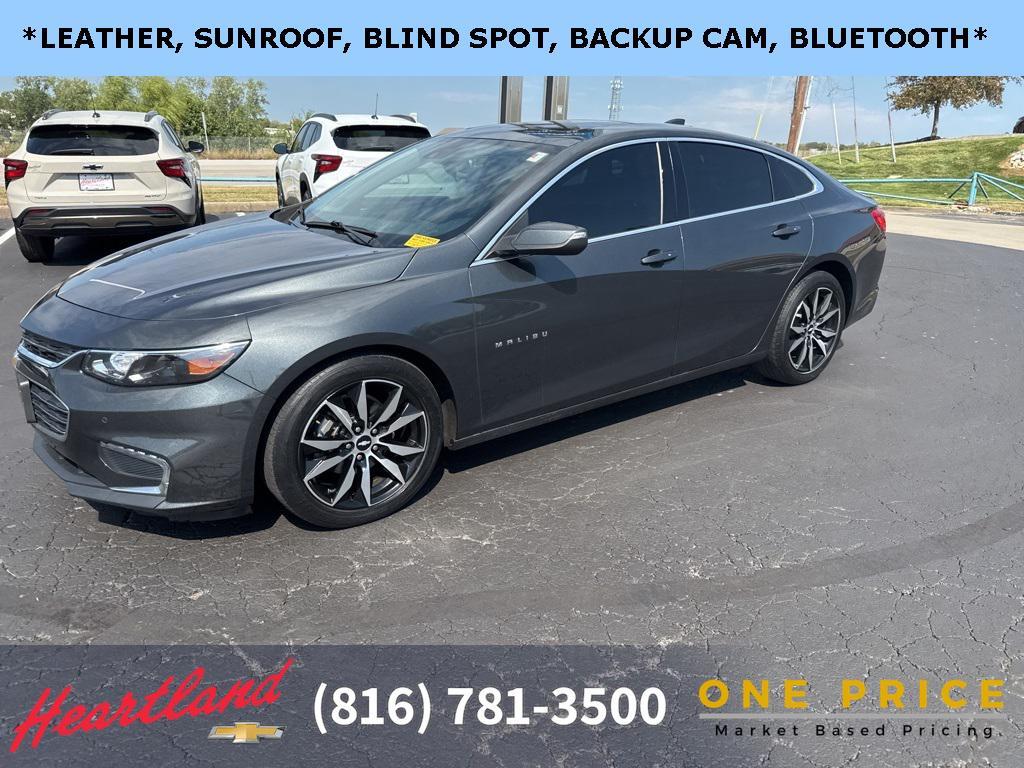 used 2018 Chevrolet Malibu car, priced at $14,200