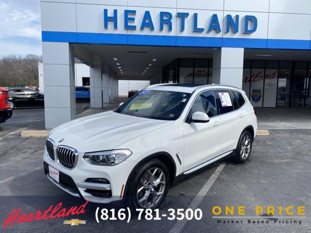 used 2021 BMW X3 car, priced at $27,895