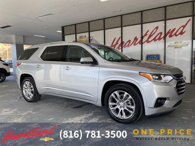 used 2021 Chevrolet Traverse car, priced at $37,949