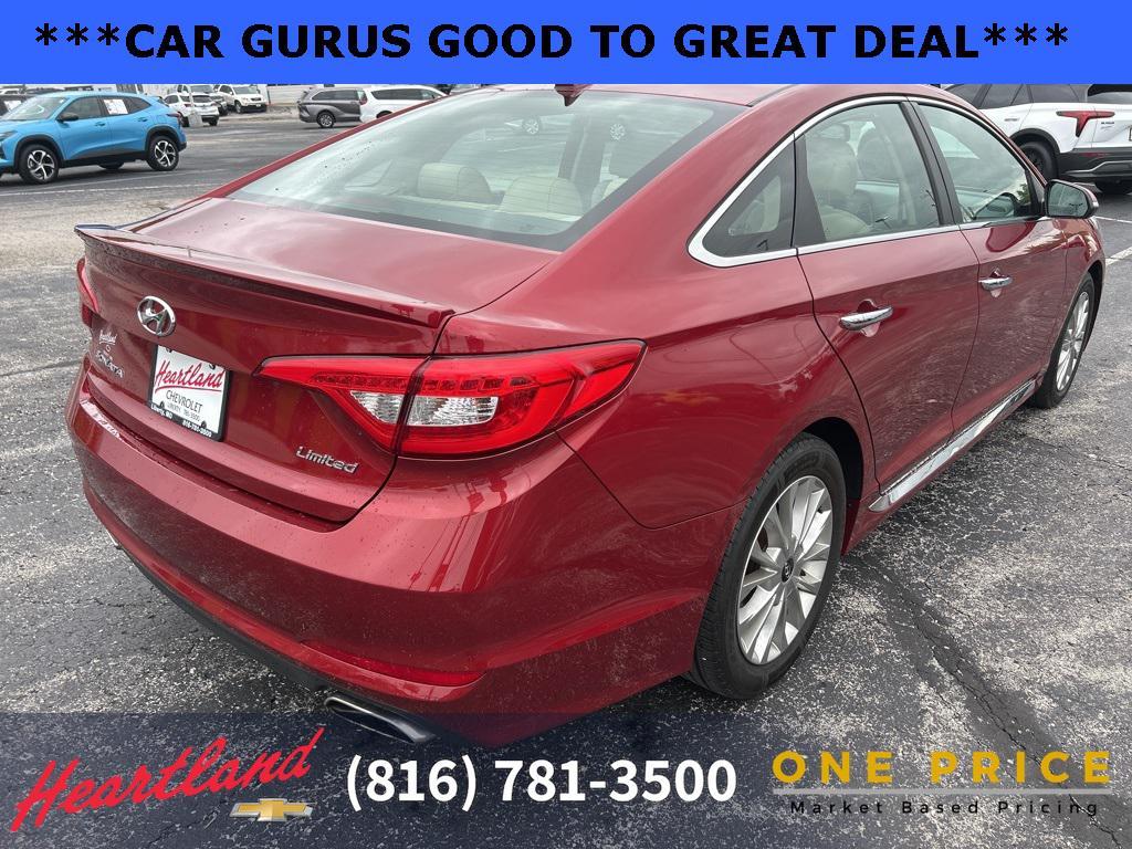 used 2015 Hyundai Sonata car, priced at $11,561