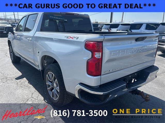 used 2022 Chevrolet Silverado 1500 car, priced at $31,559