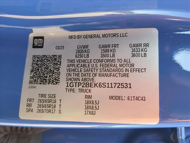 new 2025 GMC Canyon car, priced at $49,724