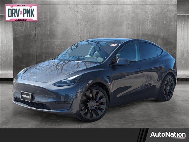 used 2022 Tesla Model Y car, priced at $39,994