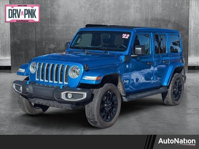 used 2022 Jeep Wrangler Unlimited 4xe car, priced at $31,644