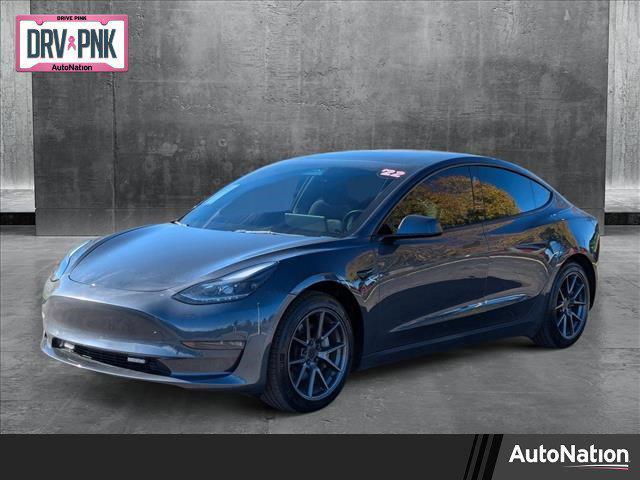 used 2022 Tesla Model 3 car, priced at $25,999