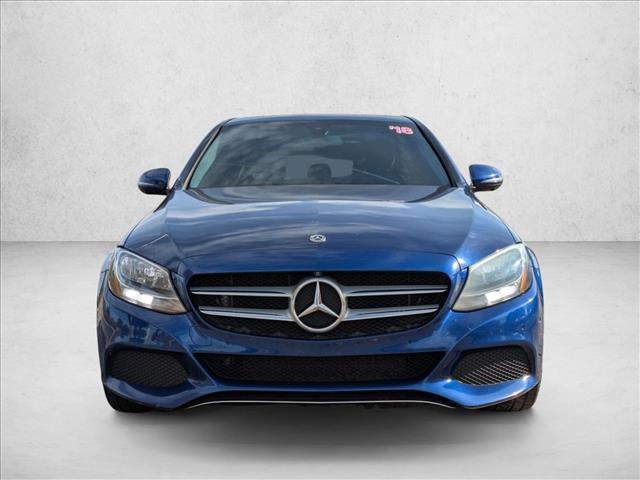 used 2018 Mercedes-Benz C-Class car, priced at $15,989