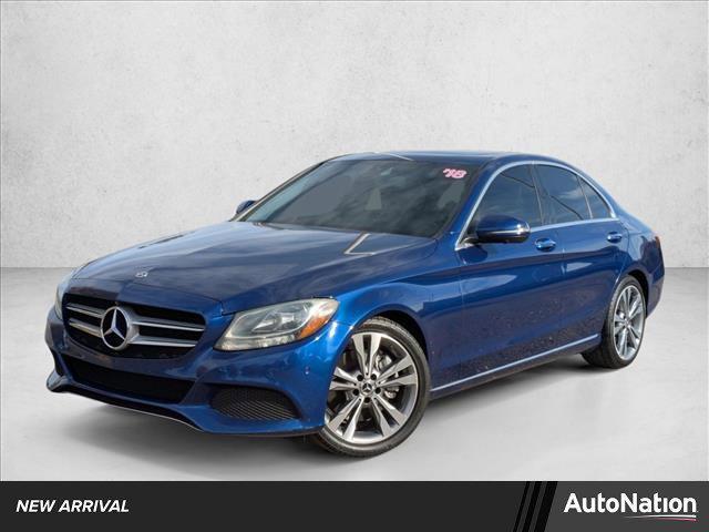 used 2018 Mercedes-Benz C-Class car, priced at $15,989