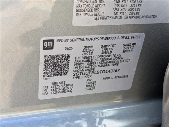 new 2026 GMC Sierra 1500 car, priced at $82,934