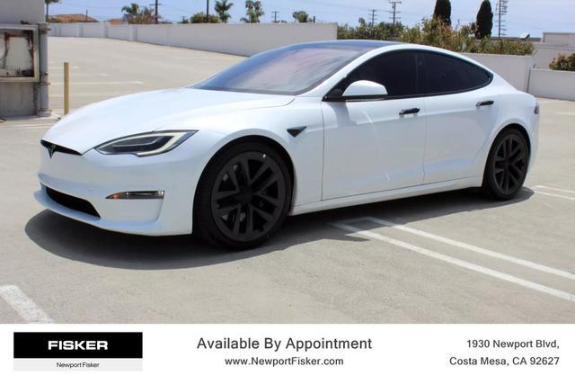 used 2021 Tesla Model S car, priced at $63,990