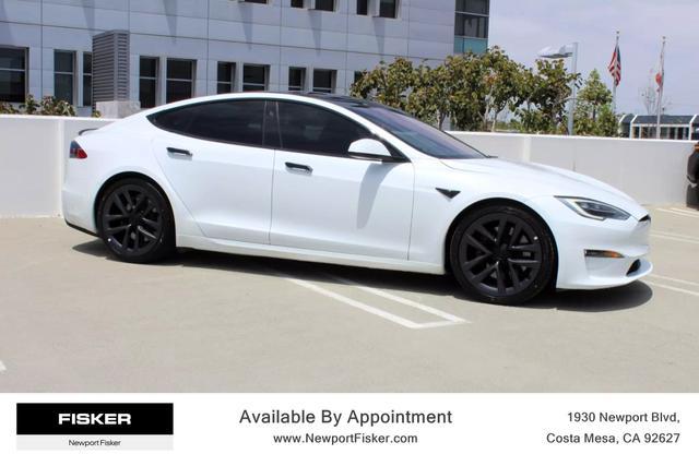 used 2021 Tesla Model S car, priced at $63,990