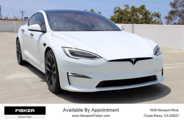 used 2021 Tesla Model S car, priced at $56,990