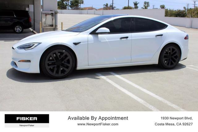 used 2021 Tesla Model S car, priced at $63,990