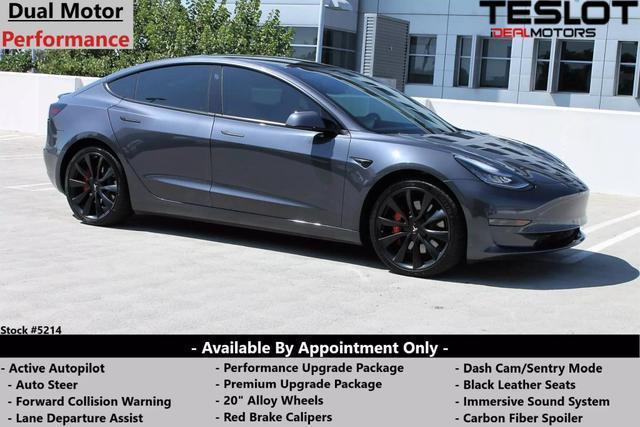 used 2021 Tesla Model 3 car, priced at $35,990