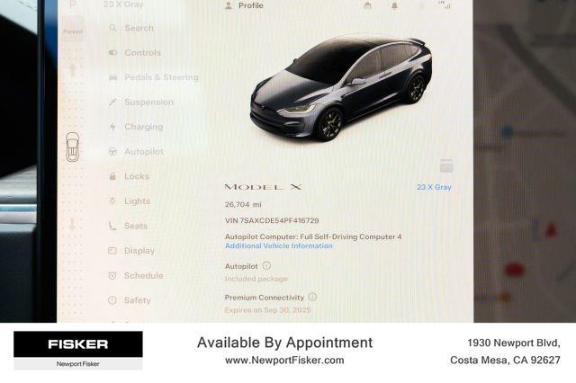 used 2023 Tesla Model X car, priced at $57,990