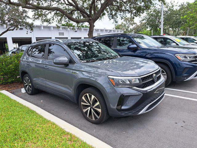 used 2023 Volkswagen Taos car, priced at $19,595