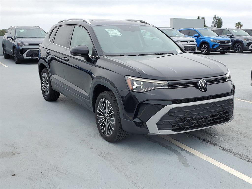 new 2025 Volkswagen Taos car, priced at $28,028