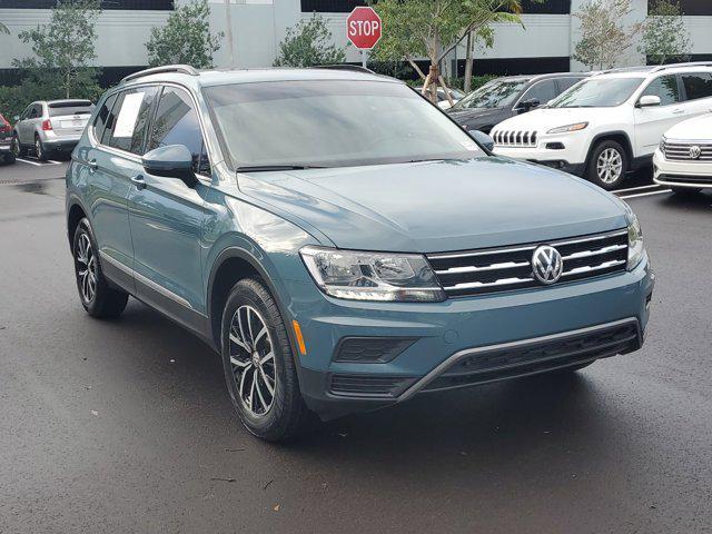 used 2021 Volkswagen Tiguan car, priced at $18,440