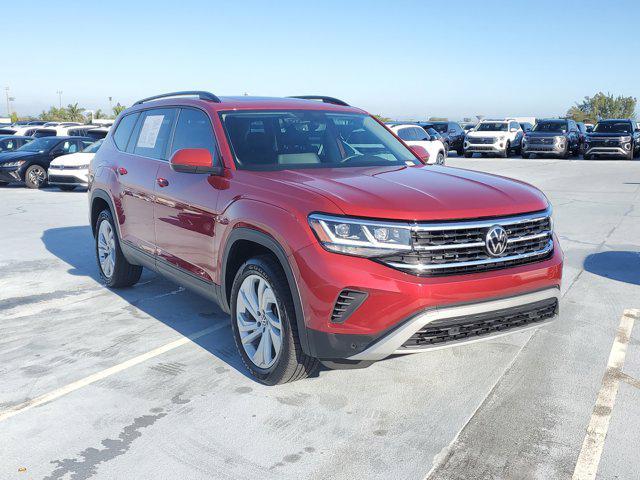 used 2021 Volkswagen Atlas car, priced at $26,677