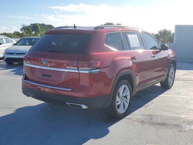 used 2021 Volkswagen Atlas car, priced at $26,677